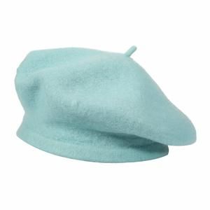 Wool French Beret Hat Solid Color Beret Cap For Women Girls (light Blue)🖤